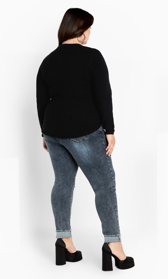 Royal Sweater - black, BLACK, alternate image number null