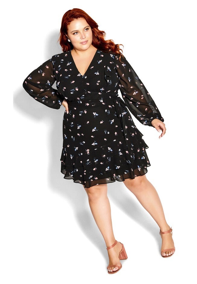 Christina Dress - black, BLACK, on-hover image number null
