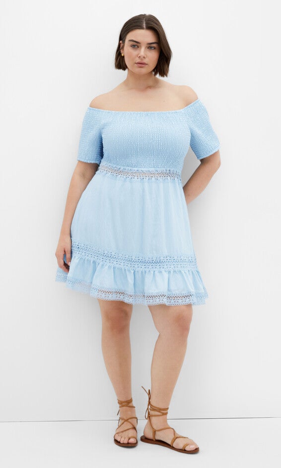 Aura Dress - light blue, BLUE, alternate image number null