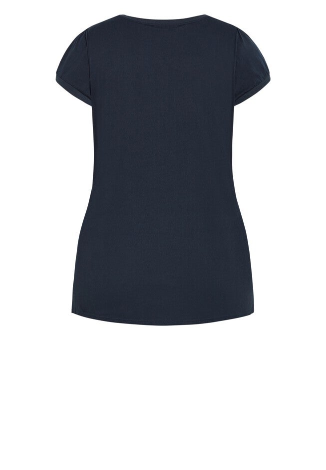Nola Tee - navy, BLUE, alternate image number null