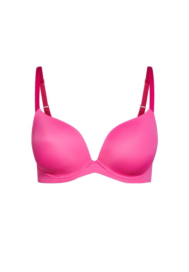 Smooth Plunge Bra - shocking pink, PINK, alternate image number null