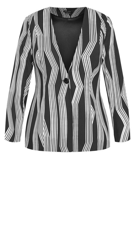 Laila Jacket - black mono, BLACK, alternate image number null