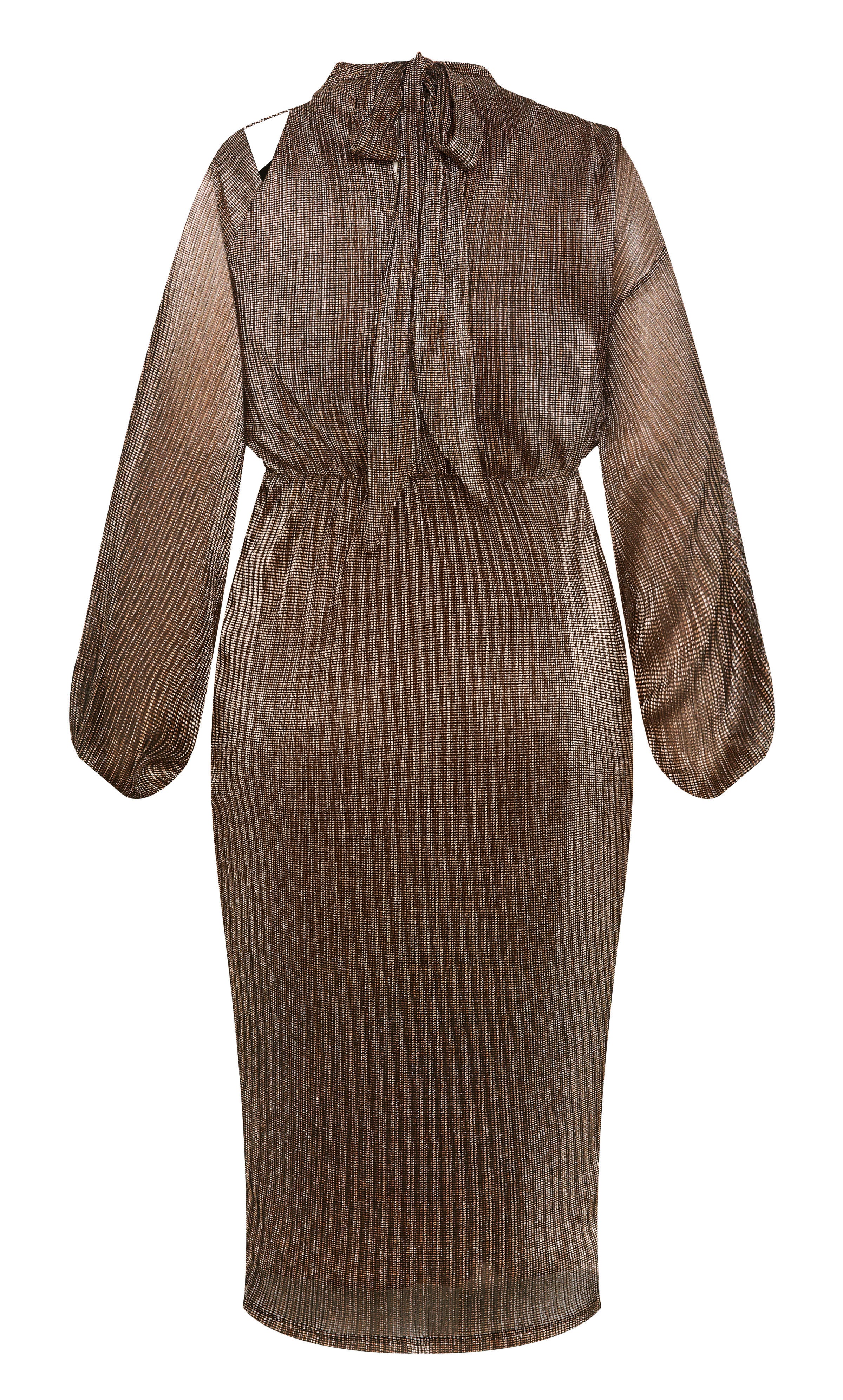 Jaylee Mesh Dress - gold, GOLD, alternate image number 4