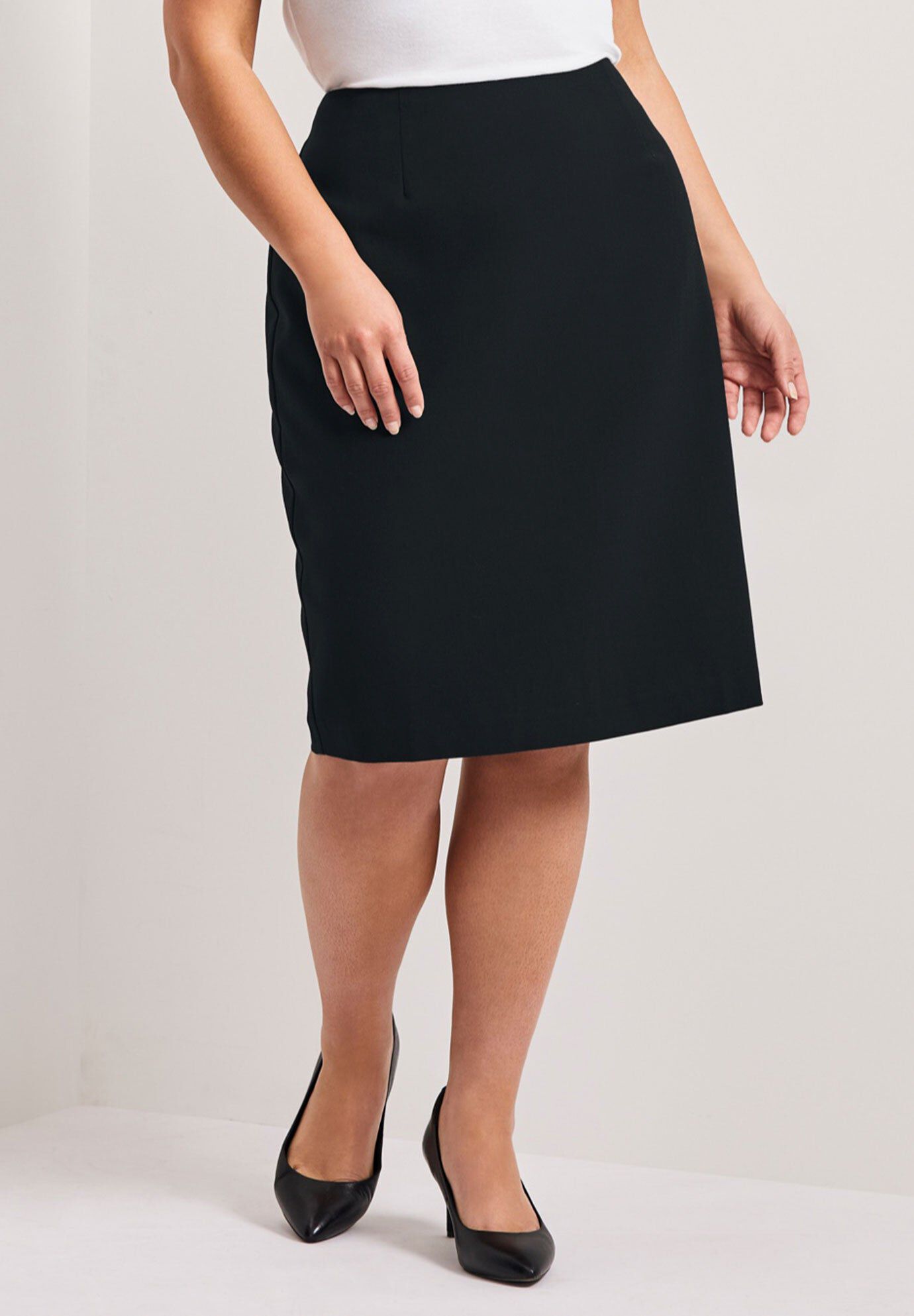 Cool Hand Pencil Skirt, BLACK, hi-res image number 0