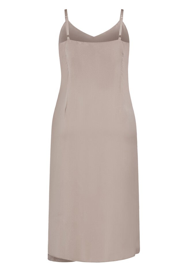 Gathered Up Dress - pebble, BEIGE, alternate image number 2