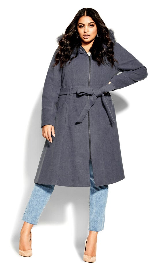 Miss Mysterious Coat - slate, GREY, alternate image number null