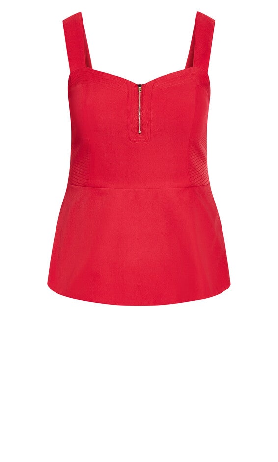 Sassy Class Top - cherry, RED, alternate image number null