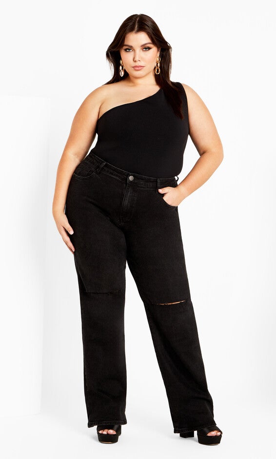 Harley Fletcher Jean - black wash, BLACK, hi-res image number null