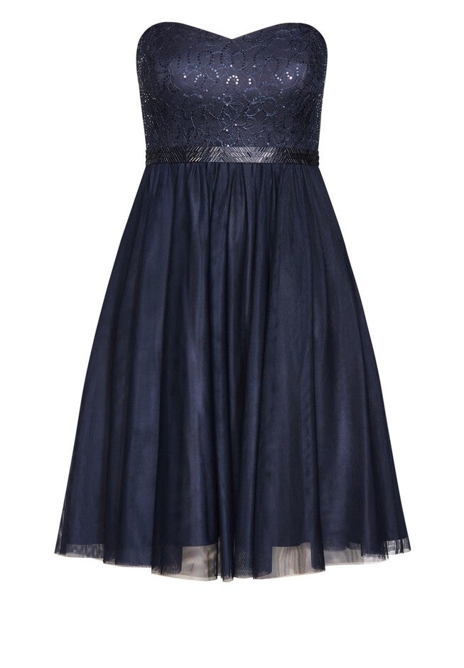 Sequin Elsa Dress - sapphire, BLUE, alternate image number 4