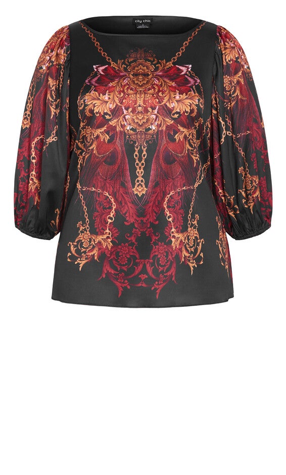 Ivanna Top - ruby, RED, alternate image number null