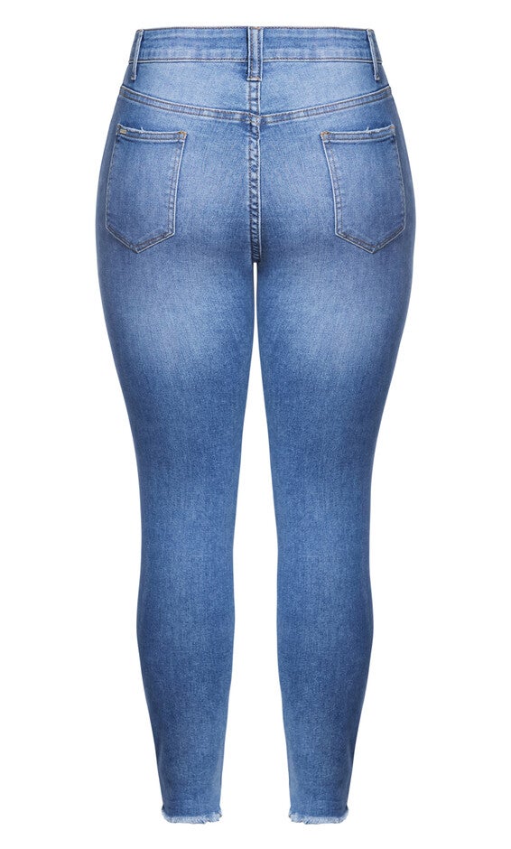 Asha Wild Rose Jean - blue, BLUE, alternate image number 4