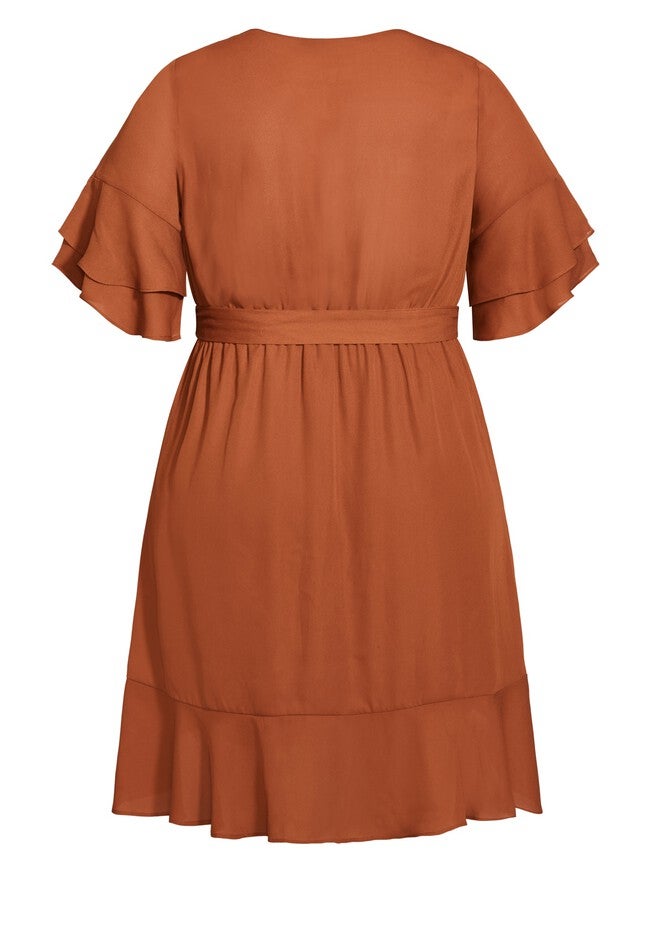 Isabella Dress - ginger, ORANGE, alternate image number 3