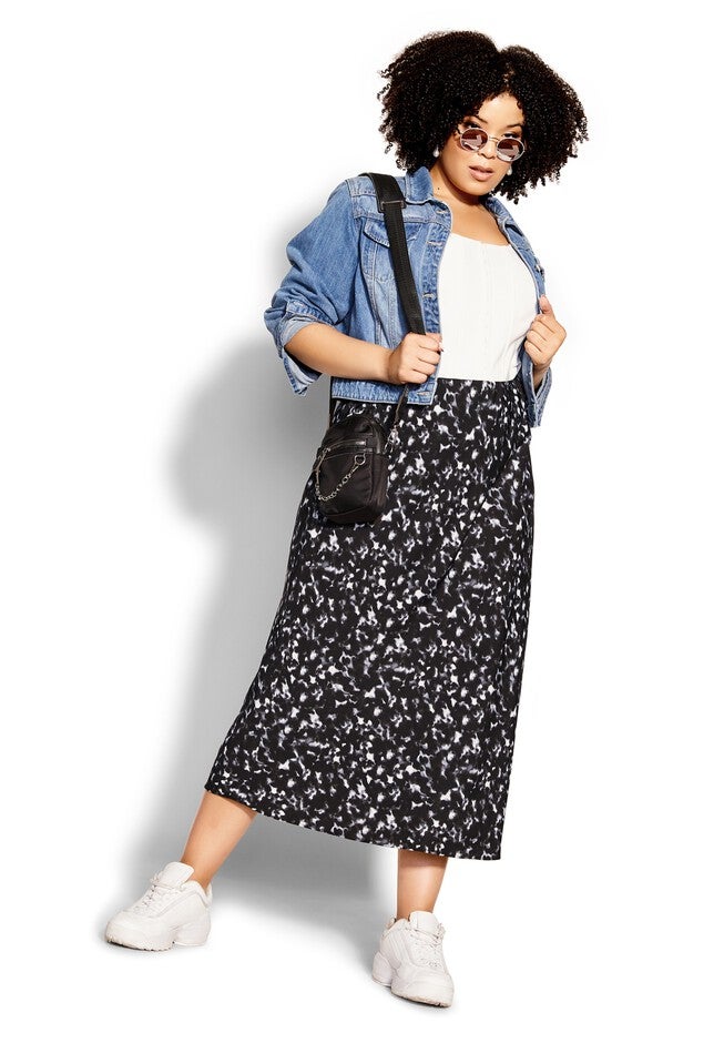 Bettina Skirt - black, BLACK, on-hover image number null