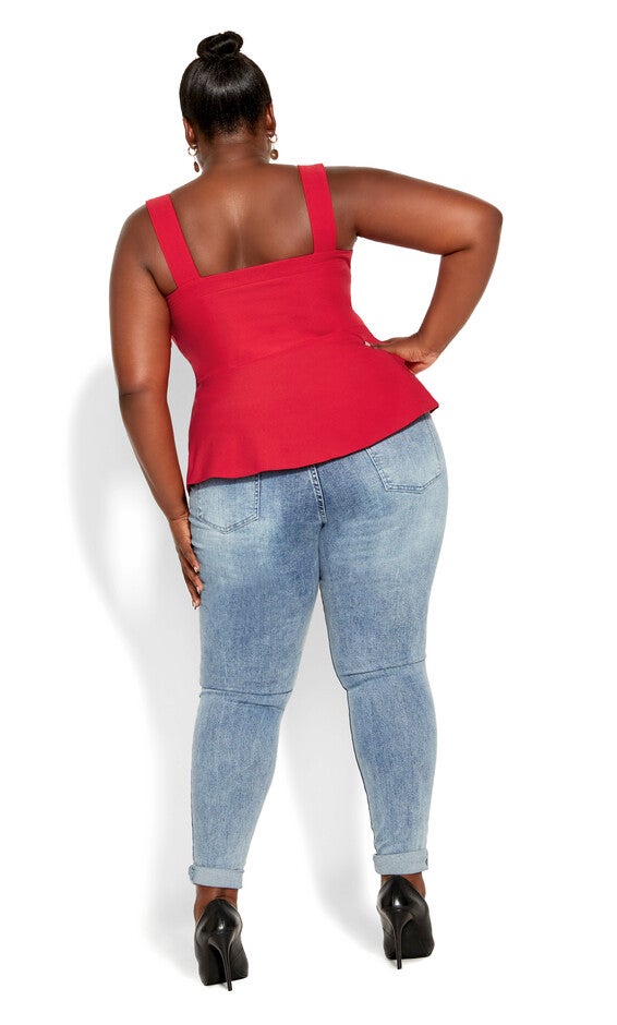Sassy Class Top - cherry, RED, alternate image number null