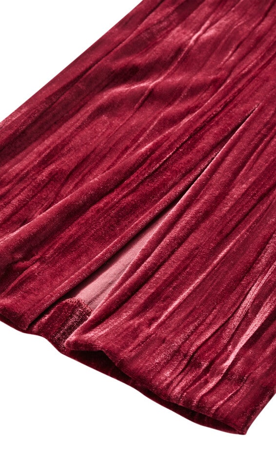 Crushed Pant - cabernet, RED, alternate image number 6