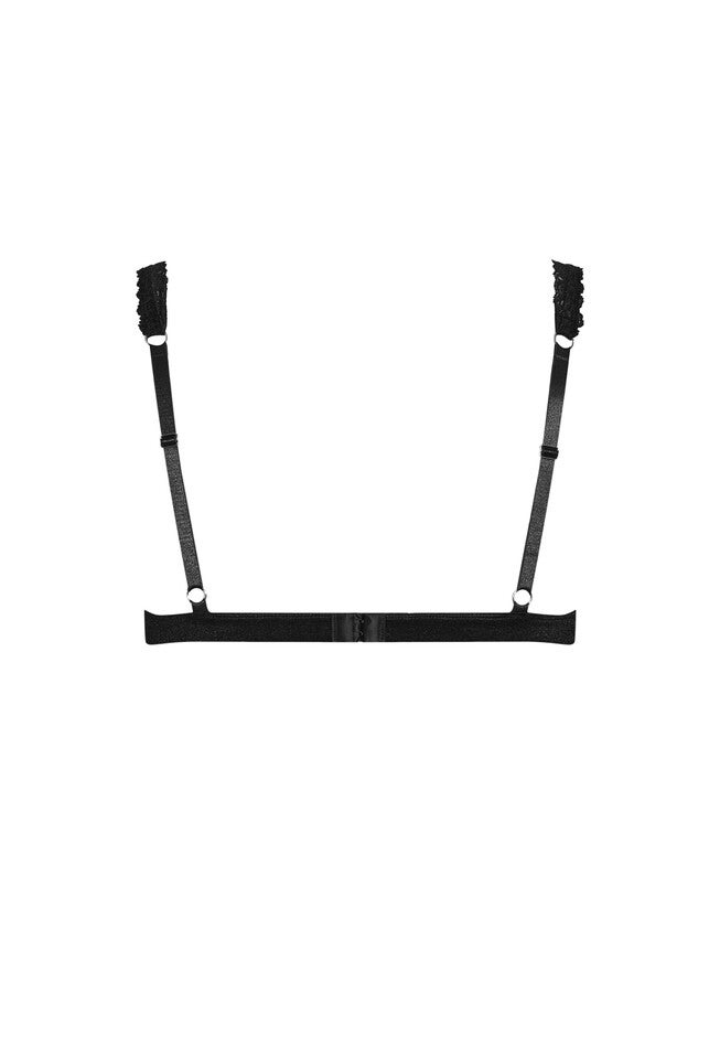 Portia Split Cup Bralette - black, BLACK, alternate image number 2