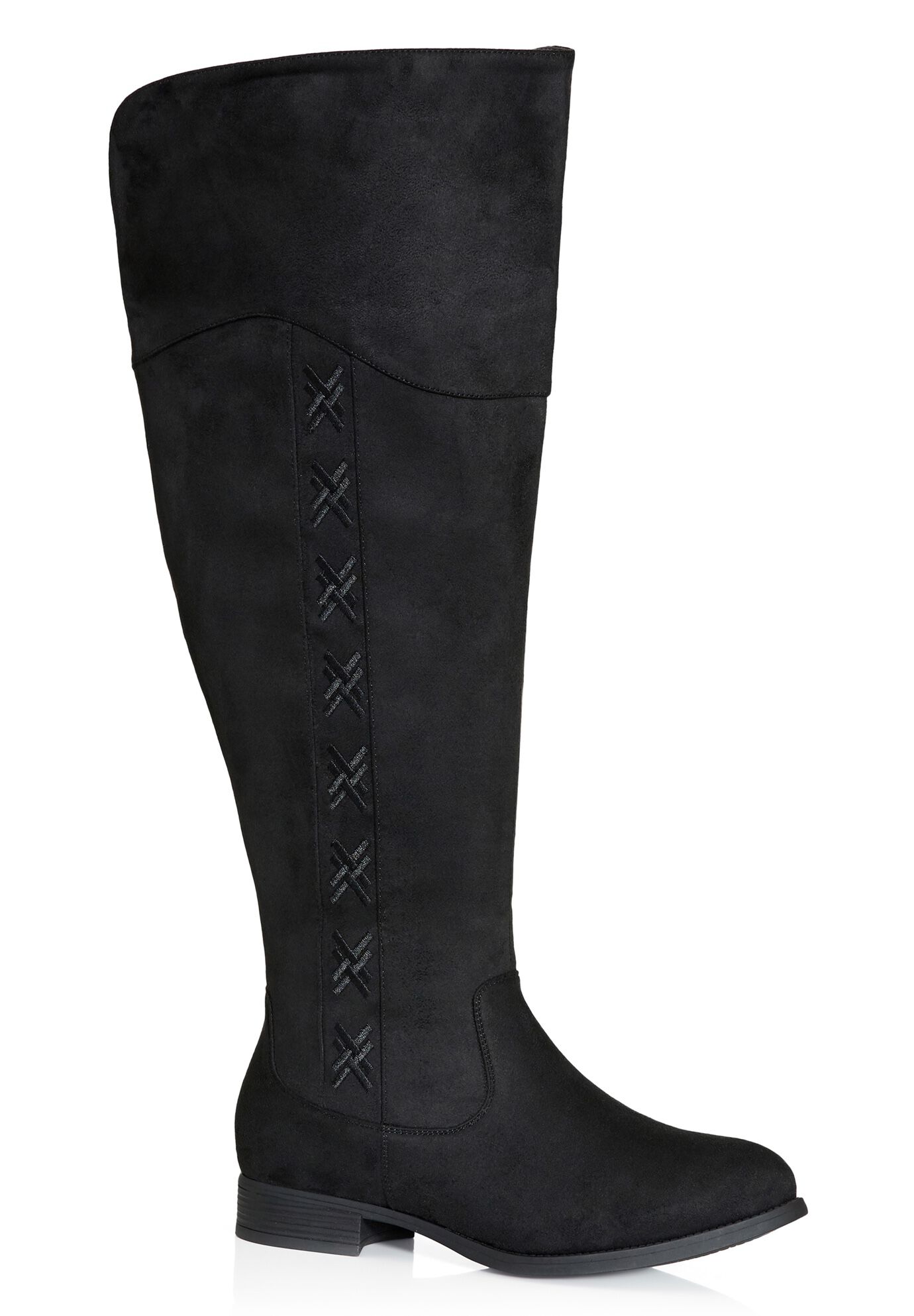 Wide width tall boots discount