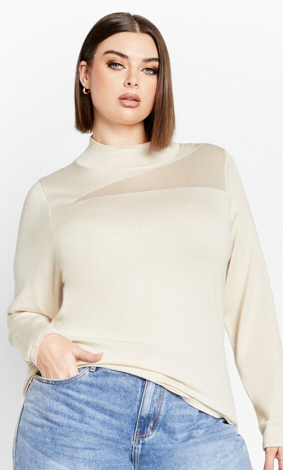 Katalina Jumper - oat, WHITE, hi-res image number 0