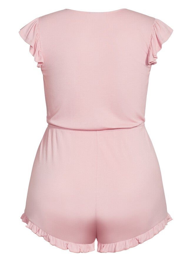 Ellie Sleep Romper - blush, PINK, alternate image number null