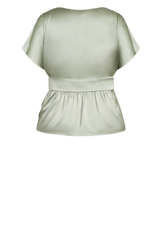 Tangled Top - sage, GREEN, alternate image number null