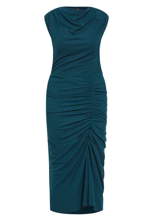 Zaby Dress - emerald, GREEN, alternate image number null