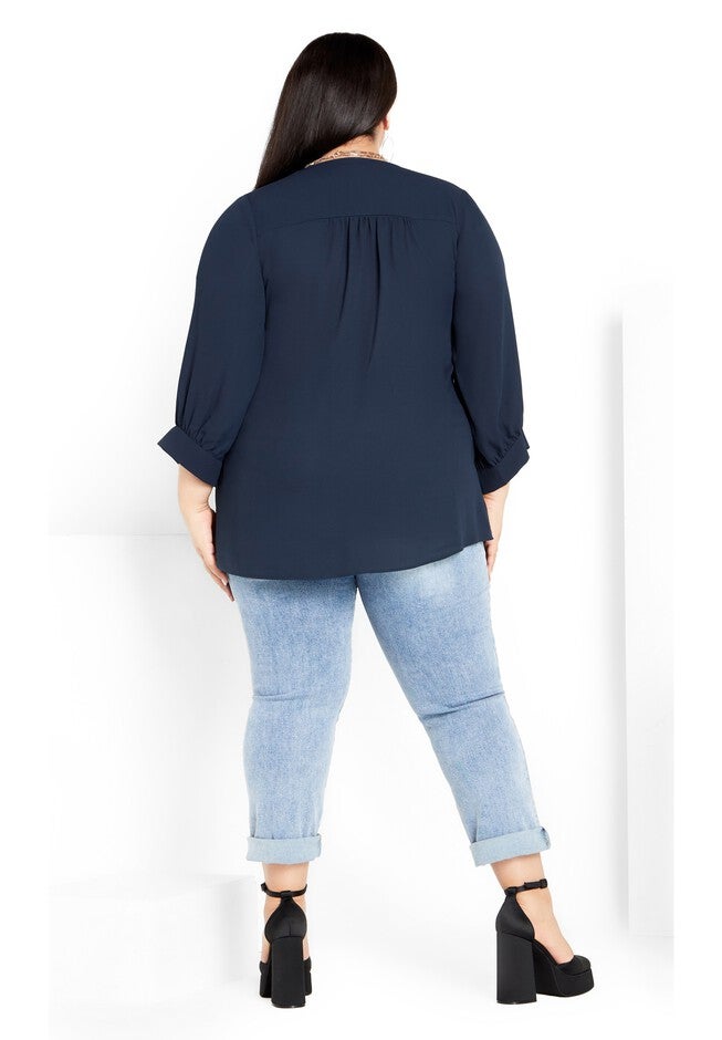 Monica Top - navy, BLUE, alternate image number null