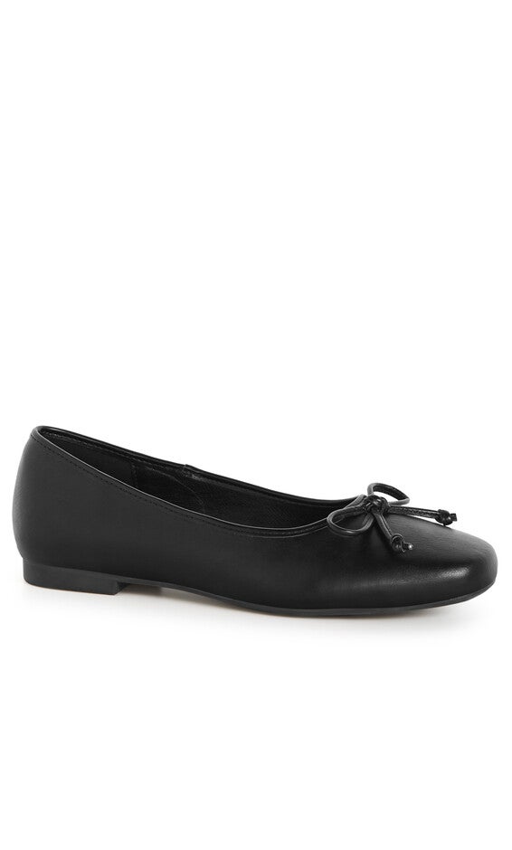 WIDE FIT Ella Ballet Flat - black, BLACK, alternate image number null