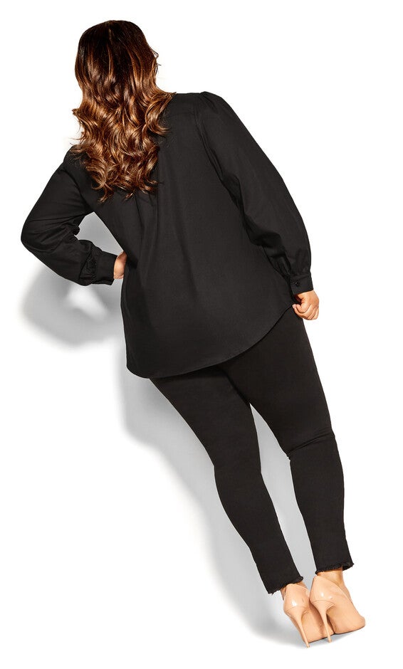 Clean Look Shirt - black, BLACK, alternate image number null