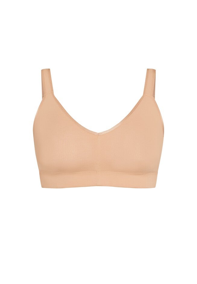 Comfort Cotton No Wire Bra, NATURAL, alternate image number 2