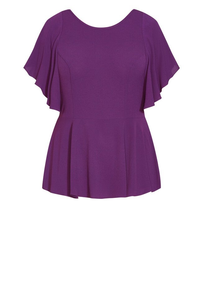 Romantic Mood Top - petunia, PURPLE, alternate image number null