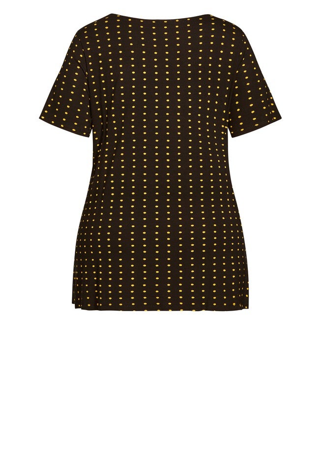 Jules Spliced Tunic, ANIMAL DOT, alternate image number null