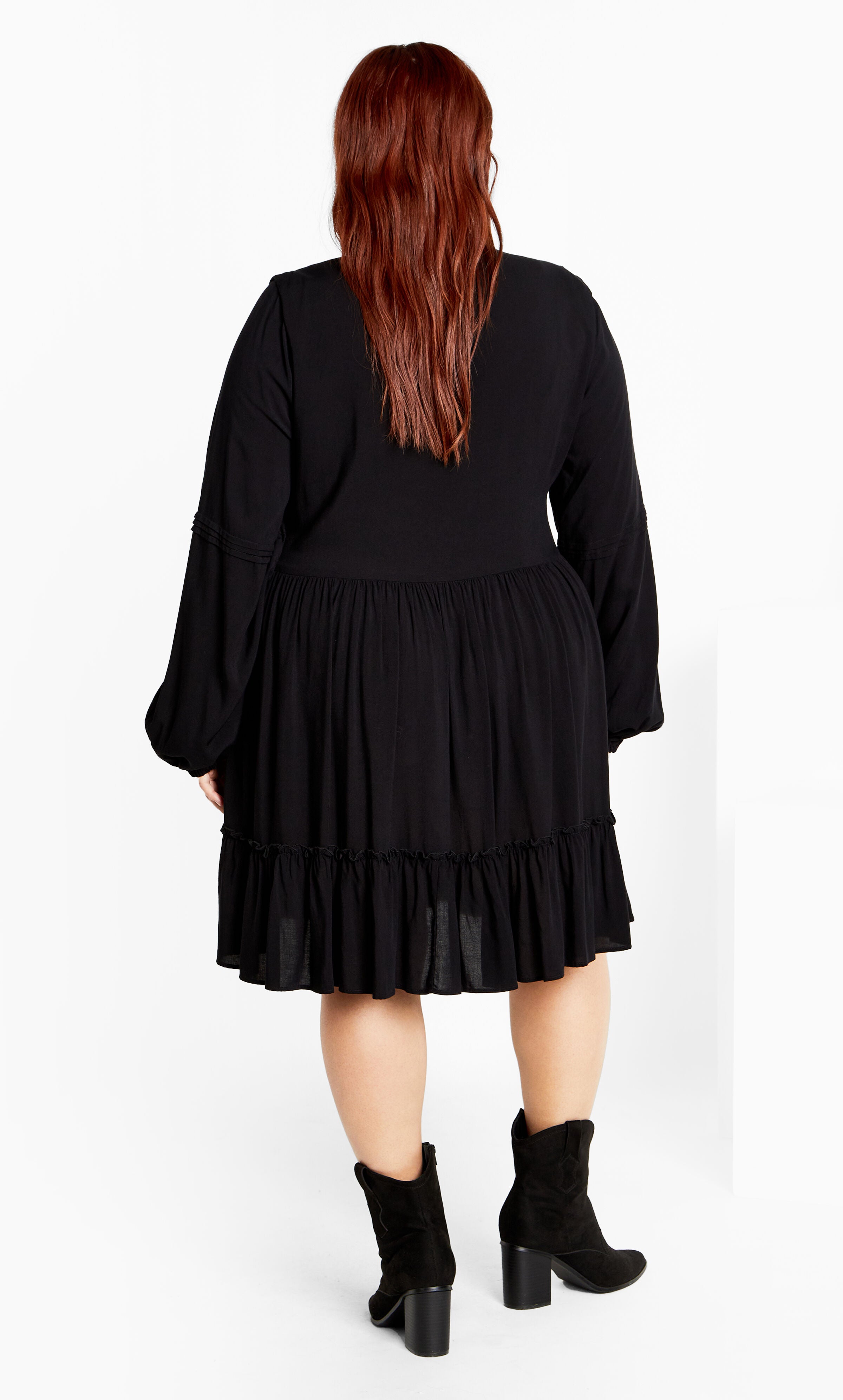 Alinda Mini Dress - shiraz, BLACK, alternate image number 2