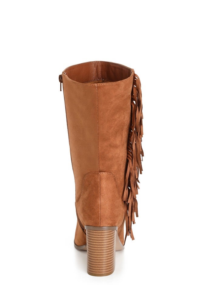 WIDE FIT Tassel Mid Boot - tan, BROWN, alternate image number null