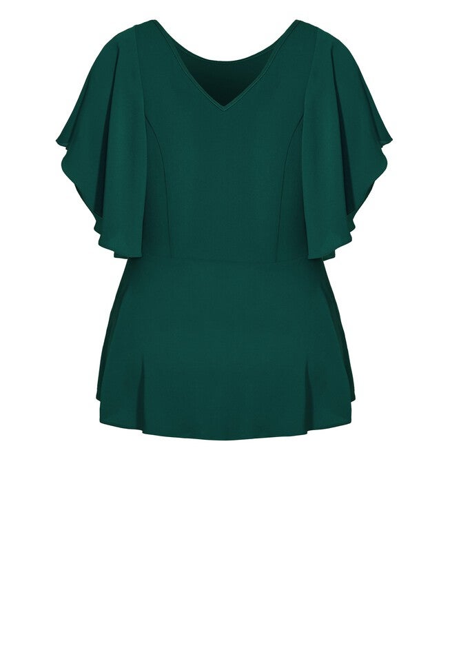 Romantic Mood Top - jade, GREEN, alternate image number 5