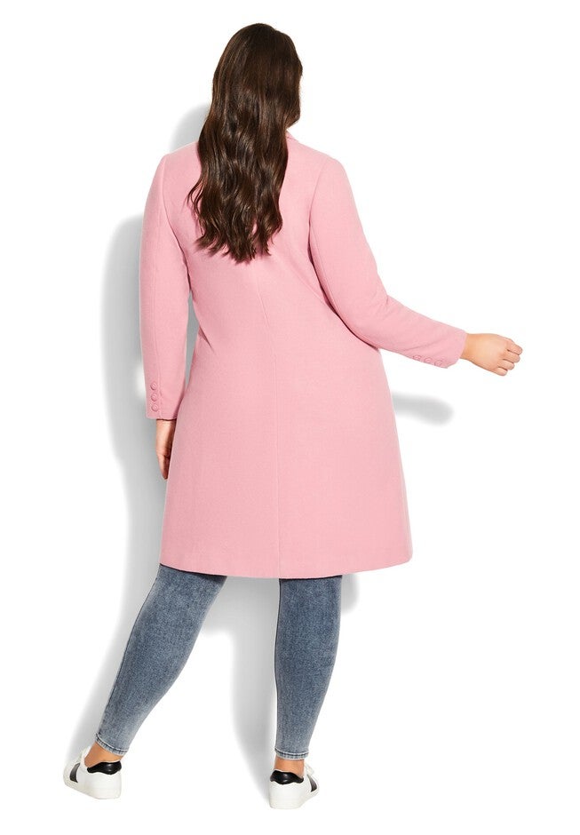 Effortless Chic Coat - blush, PINK, on-hover image number null