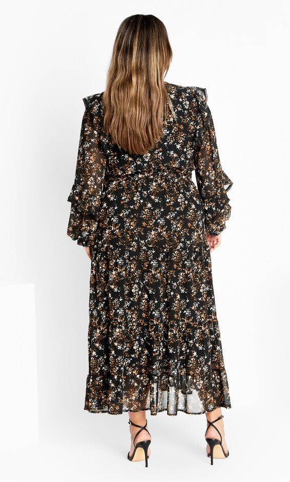 Lila Maxi Dress - black, BLACK, alternate image number 2