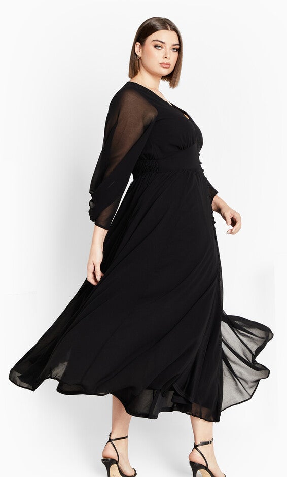 Katalina Maxi Dress - black, BLACK, alternate image number 5