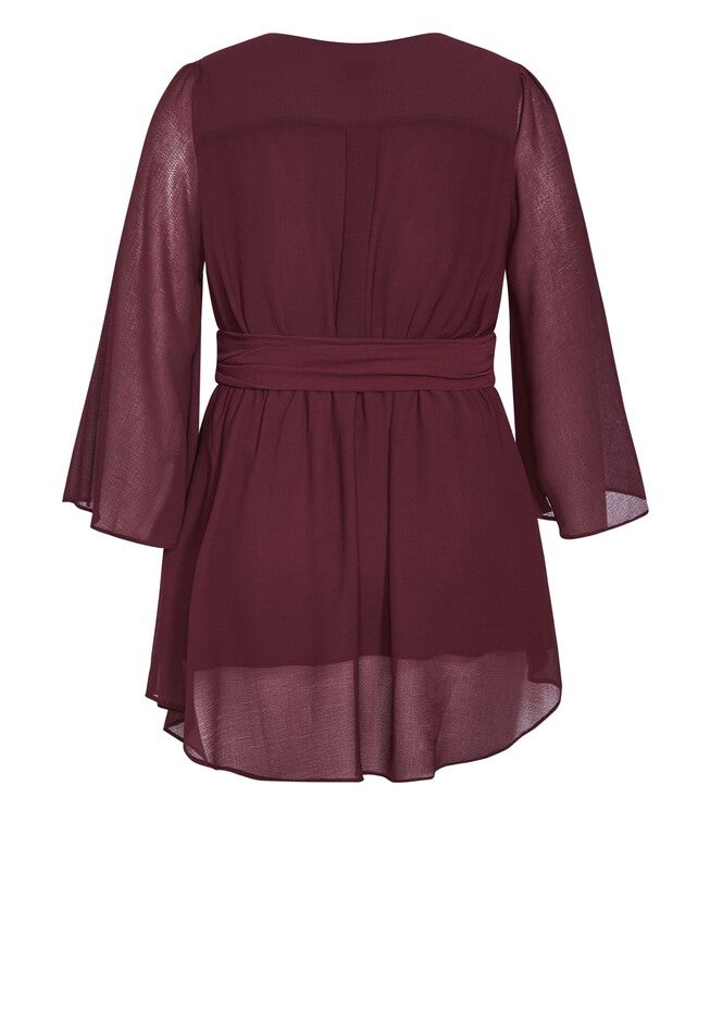 Arya Top - oxblood, RED, alternate image number null