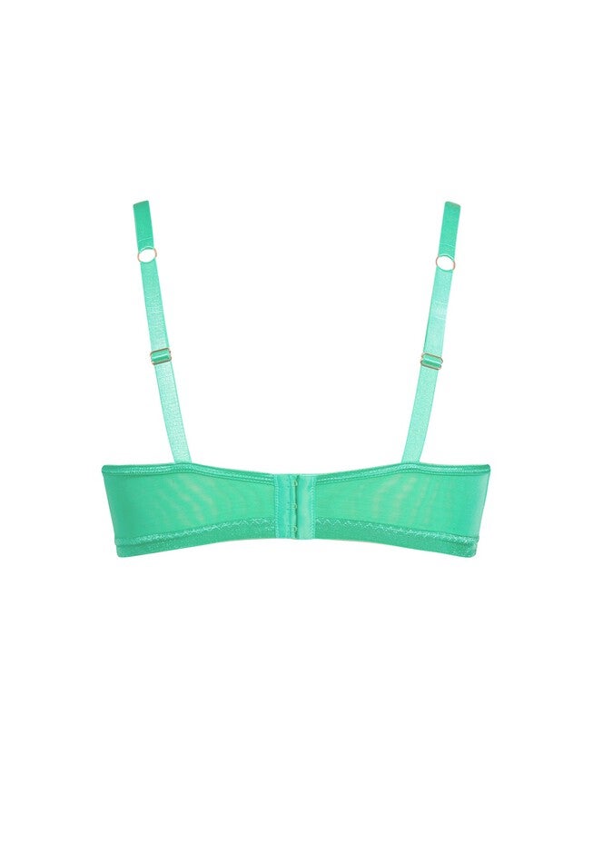 Daria Quarter Cup Underwire Bra - peppermint, GREEN, alternate image number 2