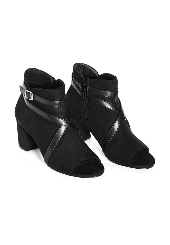WIDE FIT Carrie Shootie - black, BLACK, alternate image number null