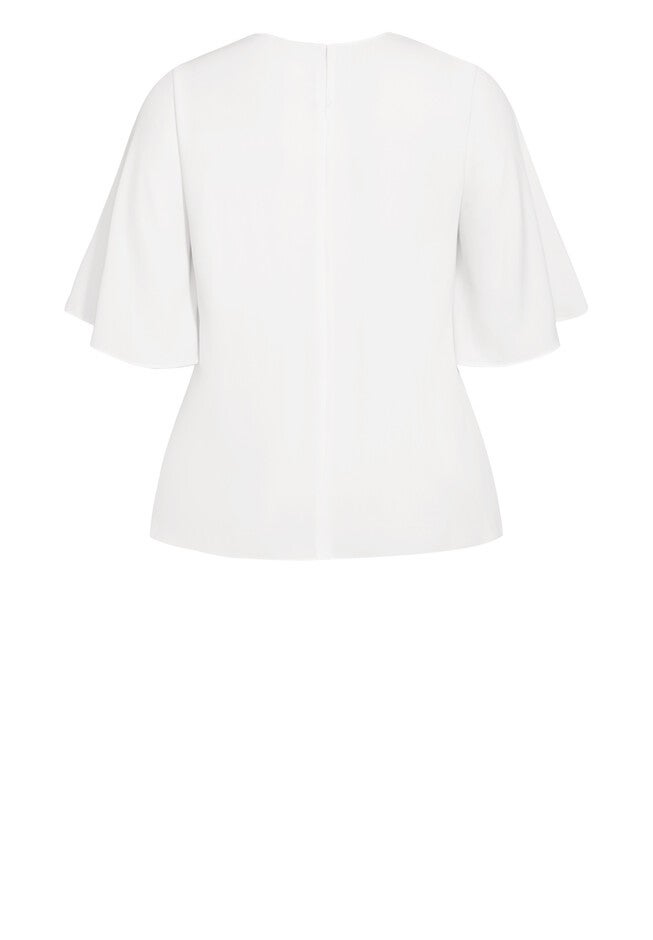 Knot Me Up Top - ivory, WHITE, alternate image number null