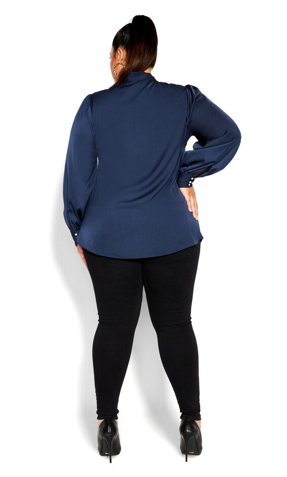 In Awe Top - navy, BLUE, alternate image number 2