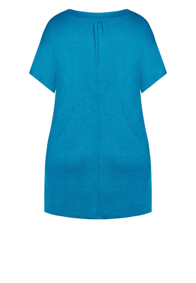 Pocket Pleat Tunic, MYKONOS BLUE, alternate image number 5