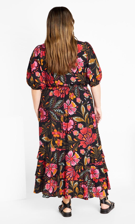 Bea Print Dress - black, RIO, alternate image number null
