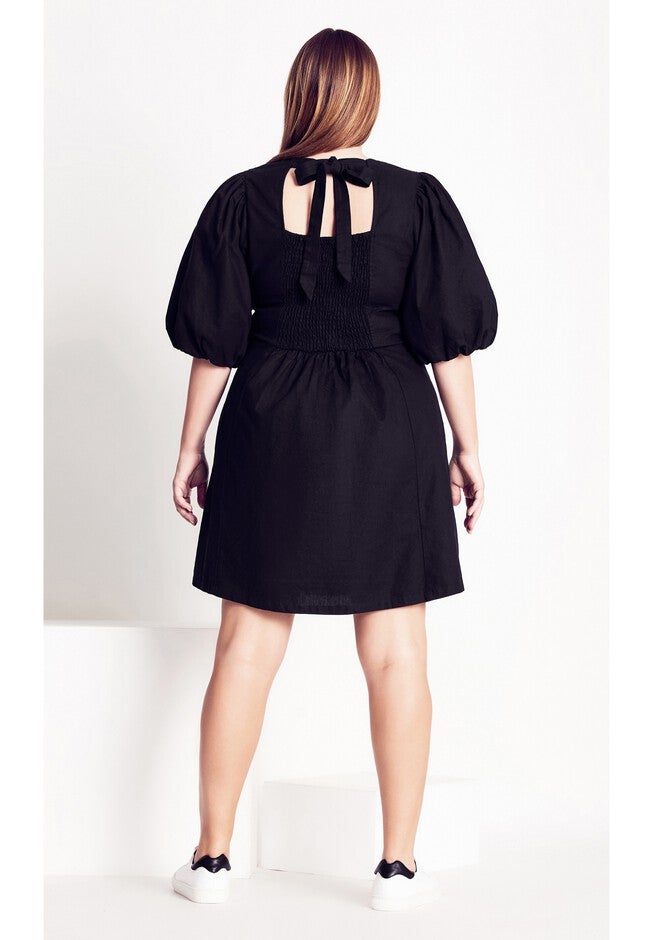 Pacific Breeze Dress - black, BLACK, on-hover image number null