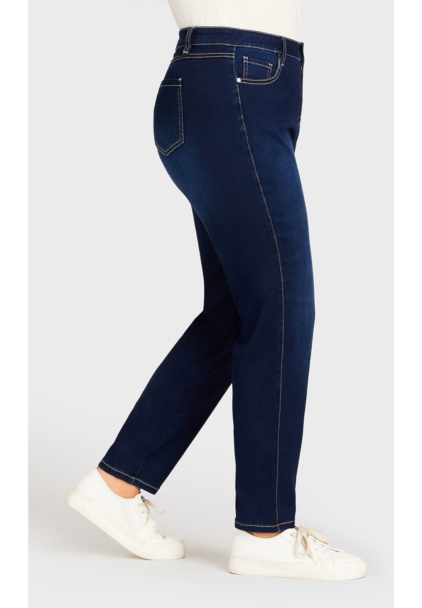 Stretch Skinny Jean, DARK WASH, alternate image number 5