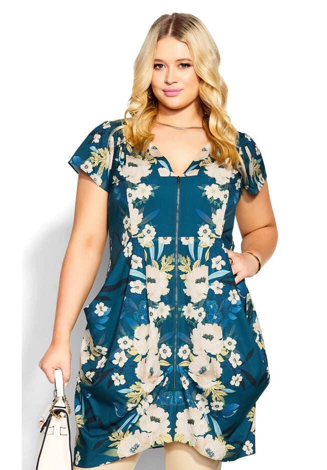 Emma Tunic - teal, BLUE, hi-res image number 0