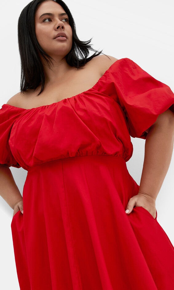 Rosabella Dress - red, RED, alternate image number null