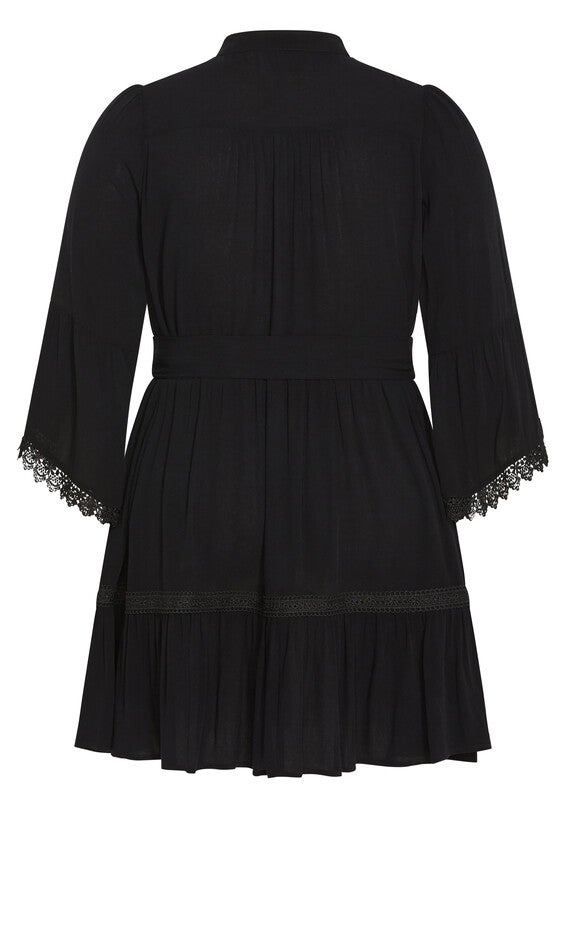 Camille Dress - black, BLACK, alternate image number null