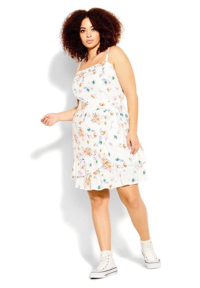 Windswept Dress - ivory, WHITE, hi-res image number null
